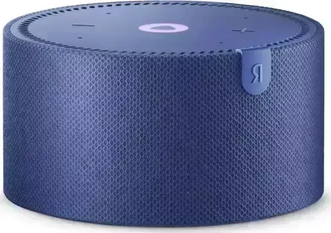 Умная колонка Яндекс Станция Мини 2.0 YNDX-00021 (без часов) (моно, 10Вт, Wi-Fi, Bluetooth) синий