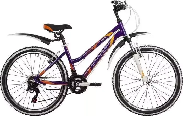 Велосипед STINGER 24" LAGUNA 14" фиолетовый