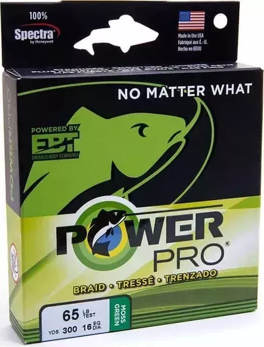 Леска плетеная POWER PRO 275 м зеленая 0,36 мм 30 кг