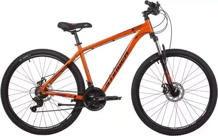 Велосипед STINGER 27.5" ELEMENT STD 16" оранжевый