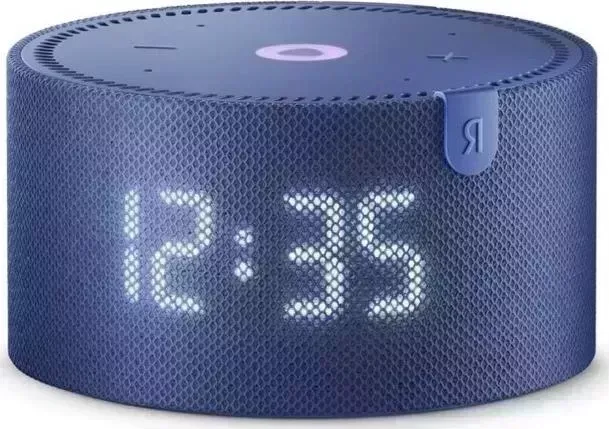 Умная колонка Яндекс Станция Мини 2.1 YNDX-00020 (с часами) (10Вт, Wi-Fi, Bluetooth) синий