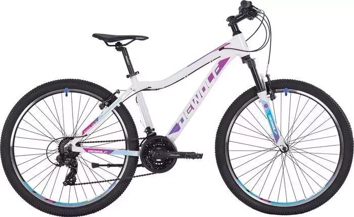 Велосипед DEWOLF 26" Ridly 10 W 18" белый/светло-голубой/пурпур 10 W