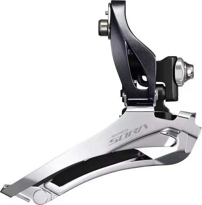 Переключатель передний Shimano Sora R3000, 2x9 скоростей, хомут 34.9 мм
