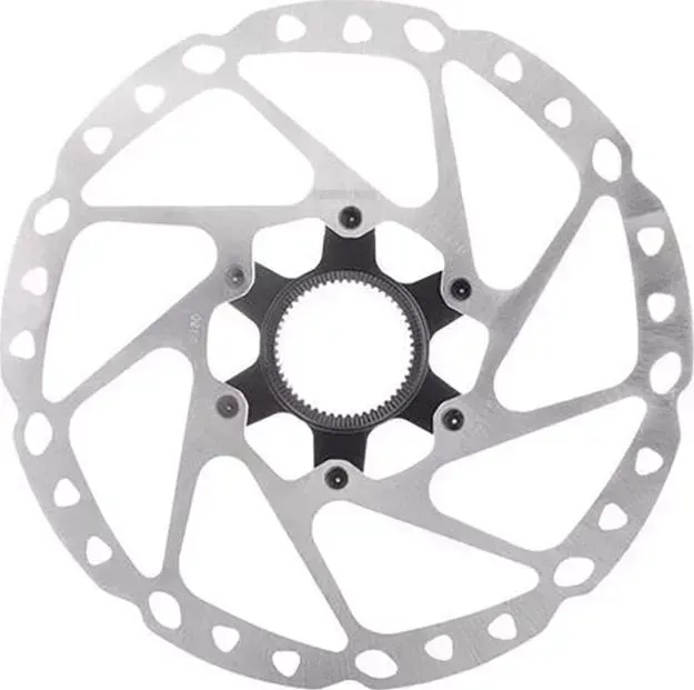 Тормозной диск Shimano RT64, 180 мм, C.Lock, с стоп. кольцом внешн. шлицы