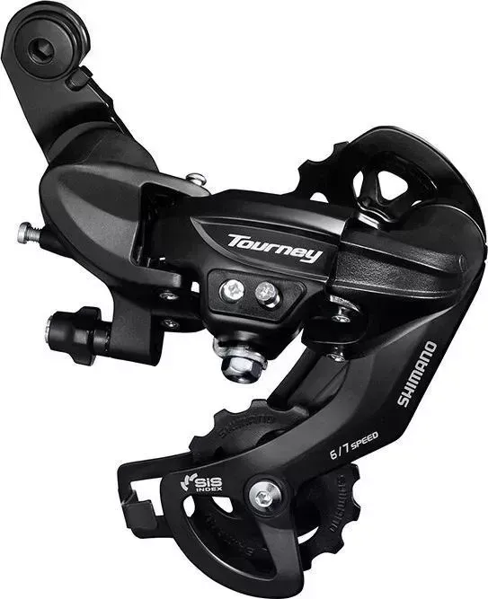 Переключатель скоростей Shimano задний Tourney, TY300, 6 / 7ск., крепление на петух, б/уп.
