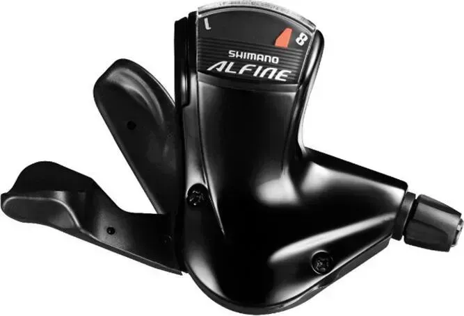 Шифтер Shimano Alfine, S7000-8, черный, 8 ск, трос+оплетк, для CJ-S7000-8