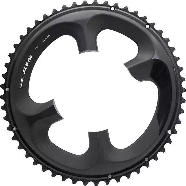 Звезда передняя Shimano 105, для FC-R7000, 36T-MT для 52-36T, цв. черный