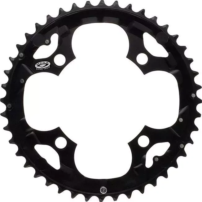 Звезда передняя Shimano DEORE, для FC-M530, 44T, черный