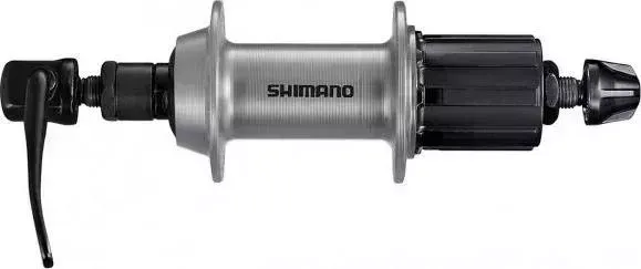 Втулка задняя Shimano TX500, v-br, 36 отв, 8 / 9, QR, old, 135 мм, цв. серебристый