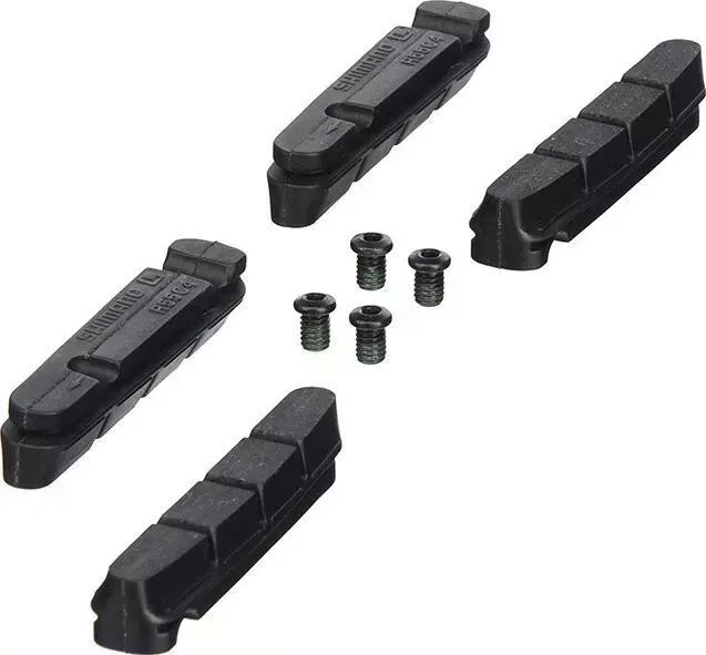 Вкладыш тормозной колодки Shimano шоссейн., R55C4, 2 пары, для DA, Ultegra, 105