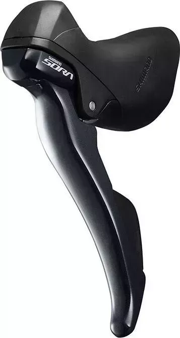 Шифтер Shimano с тормозной ручкой Sora, R3000, лев, 2 ск, тр. 1800 мм