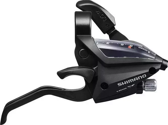 Шифтер Shimano с тормозной ручкой Tourney, EF500, прав, 8 ск, тр., цв. черный