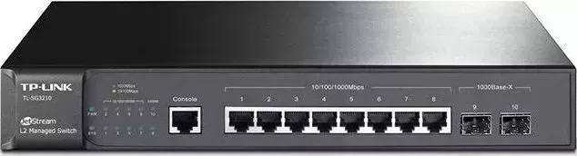 Коммутатор TP-LINK TP-Link TL-SG3210 8G 2SFP упр