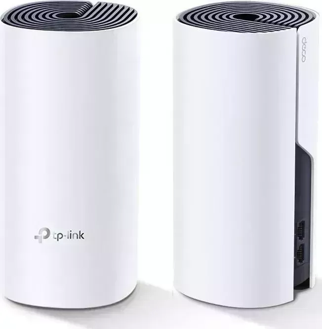 Бесшовный Mesh роутер TP-LINK DECO P9(2-PACK) AC1200 10/100/1000BASE-TX белый