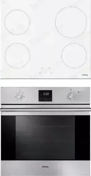 Встраиваемый комплект KORTING HI 64021 BW + OKB 560 CFX