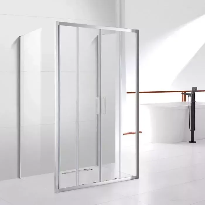 Душевой уголок CEZARES Molveno AH-22 180x80 прозрачный, хром (MOLVENO-AH-22-180/80-C-Cr-IV)