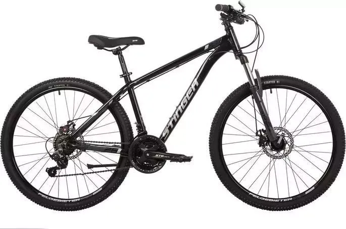 Велосипед STINGER 26" ELEMENT STD 16" черный