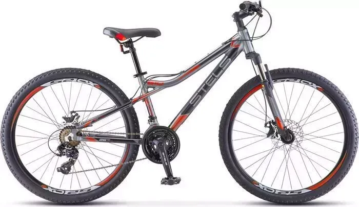 Велосипед STELS Navigator-610 MD 26" V040 16" Серый/красный