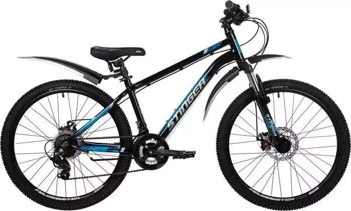 Велосипед STINGER 24" ELEMENT EVO 14" черный