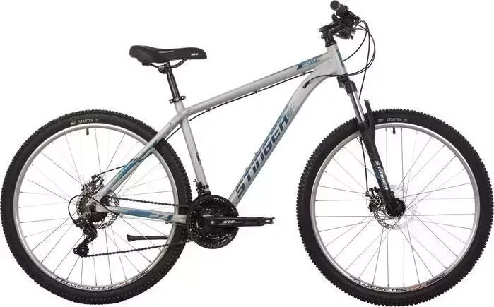 Велосипед STINGER 27.5" ELEMENT STD 16" серый