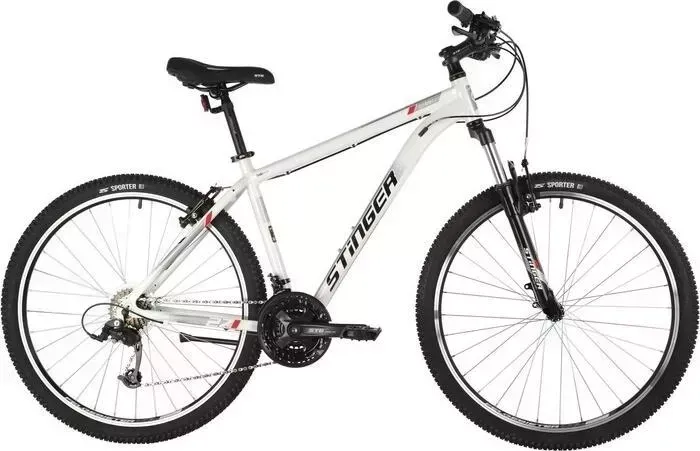 Велосипед STINGER 27.5 ELEMENT STD 18 белый