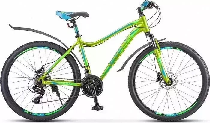 Велосипед STELS Miss-6000 D 26" V010 17" Жёлтый/зелёный
