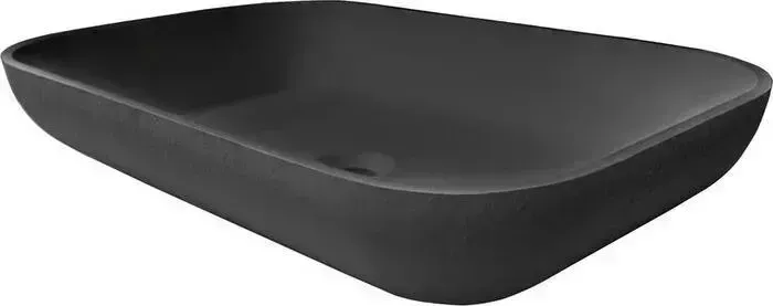 Раковина Acquabella -чаша 58х38 черная (LAVABO_ON-TOP_RECTANGLE_SLATE_NEGRO)
