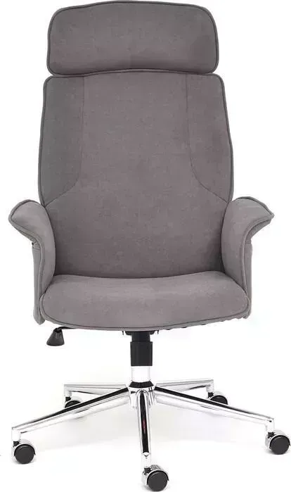 Кресло офисное TetChair Charm флок серый 29