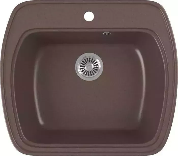 Мойка кухонная GREENSTONE GRS-11-345 шоколад