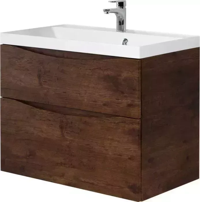Тумба под раковину BELBANGO Marino-H60 80 rovere moro (MARINO-H60-800-2C-SO-RW-P)