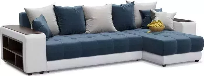 Диван угловой Смарт Дубай Dark blue правый