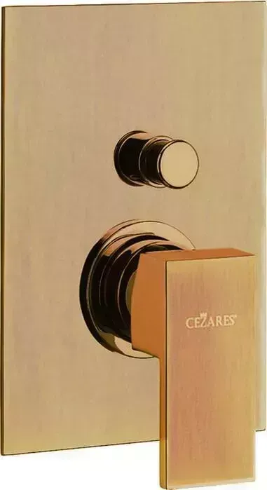 Смеситель для ванны CEZARES Unika на 2 выхода, бронза (UNIKA-VDIM-02)