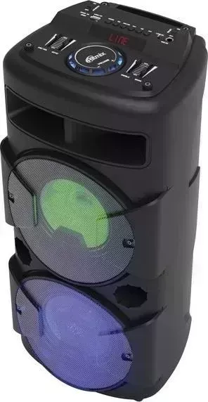Портативная колонка RITMIX SP-870B (стерео, 120Вт, USB, Bluetooth) черный