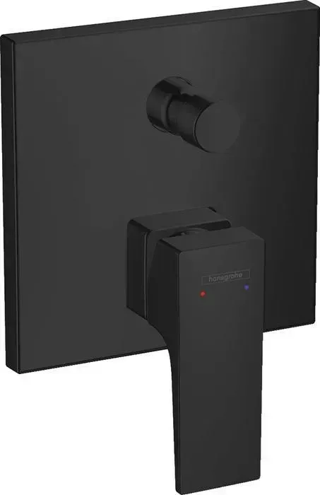 Смеситель для ванны Hansgrohe Metropol с механизмом, черный матовый (32545670, 1800180)
