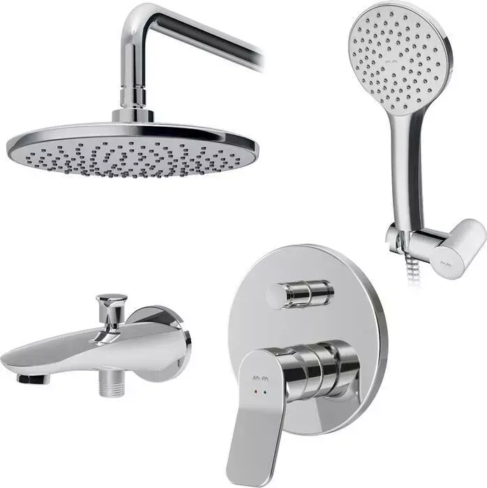 Душевая система Am.Pm X-Joy 220 со смесителем, хром (FB85A10000)