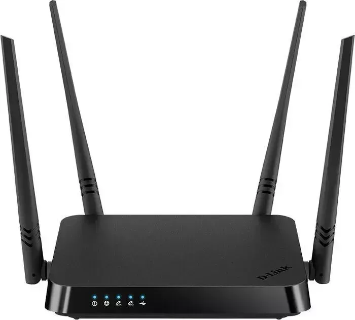 Роутер D-LINK DIR-825/RU/I1A 10/100/1000BASE-TX/4G ready черный