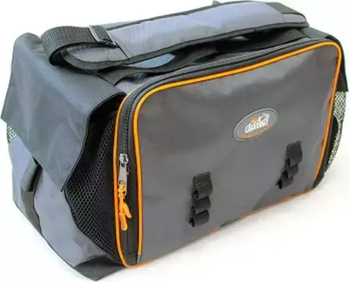 Сумка Следопыт рыболовная Lure Bag XL, 40х28х24 см, цв. серый + 5 коробок Luno 28
