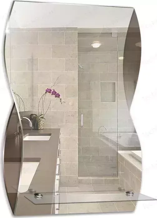 Зеркало Mixline Аква 39,5х60 с полкой (4620001980031)