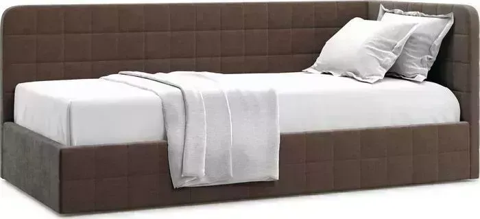Кровать Агат Tichina 120 Velutto 23 правая