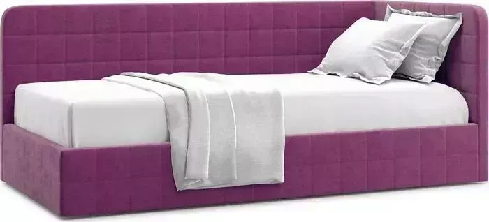 Кровать Агат Tichina 120 Velutto 15 правая
