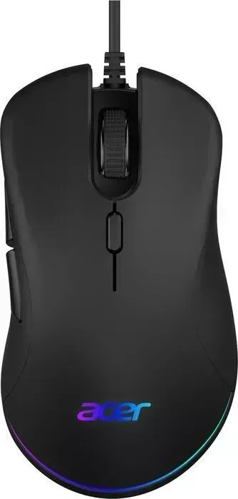 Мышь проводная ACER OMW190 черный оптическая (6400dpi) USB (6but) (ZL.MCEEE.00T)