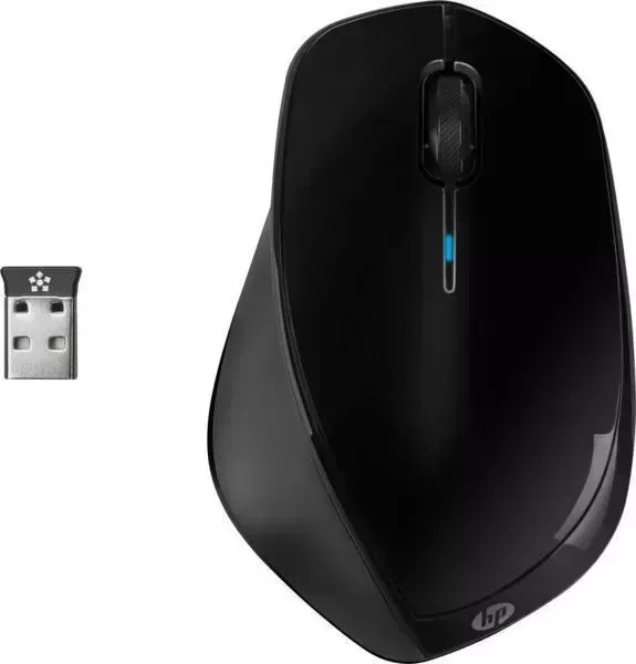 Мышь проводная HP x4500 Wireless Black Mouse (H2W16AA)