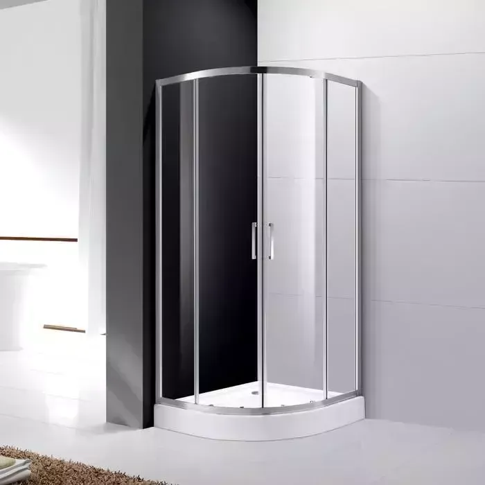 Душевой уголок CEZARES Molveno R-2 80x80 с поддоном, прозрачный, хром (MOLVENO-R-2-80-C-Cr-IV, ЛП00012)