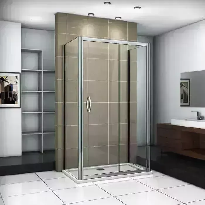 Душевой уголок Good Door Infinity WTW+SP 110х100 прозрачный, хром