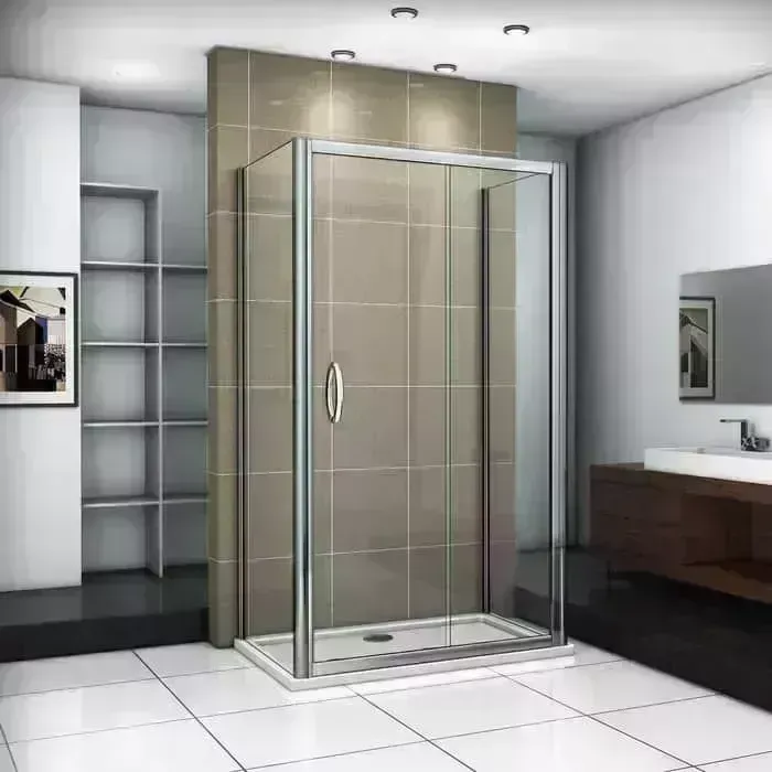 Душевой уголок Good Door Infinity WTW+SP 140х100 прозрачный, хром