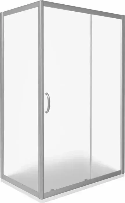 Душевой уголок Good Door Infinity WTW+SP 140х100 матовый Grape, хром