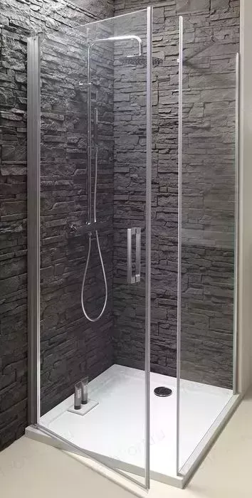 Душевой уголок JACOB DELAFON Contra 80x90 прозрачный, хром (E22T81-GA, E22FT90-GA, E22BT45-GA)