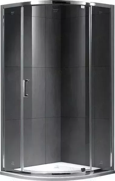 Душевой уголок GEMY Sunny Bay 80x80 с поддоном, прозрачный, хром (S28061, ЛП00012)