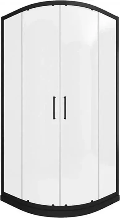 Душевой уголок Bravat Blackline 90x90 с поддоном, прозрачный, черный (BS090.1201B, ЛП00180)