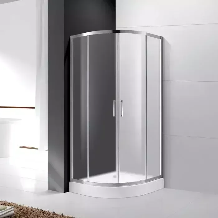 Душевой уголок CEZARES Molveno R-2 100x100 с поддоном, рифленый Punto, хром (MOLVENO-R-2-100-P-Cr, ЛП00186)